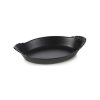 French Classics forma ovalná s ušima tmavě šedá 20 x 11 x 4 cm, Repollo, Revol,