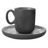 Time podšálek na espresso, černá, porcelán, Repollo, Verlo,