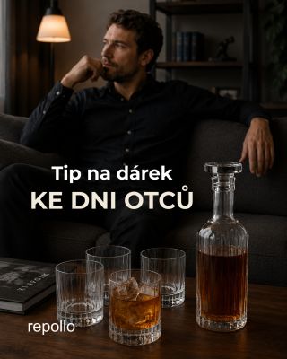 Den otců se blíží! ❤️ Obdarujte tatínka stylovým setem Bach na whisky nebo jiný oblíbený nápoj a dopřejte mu čas pro sebe....