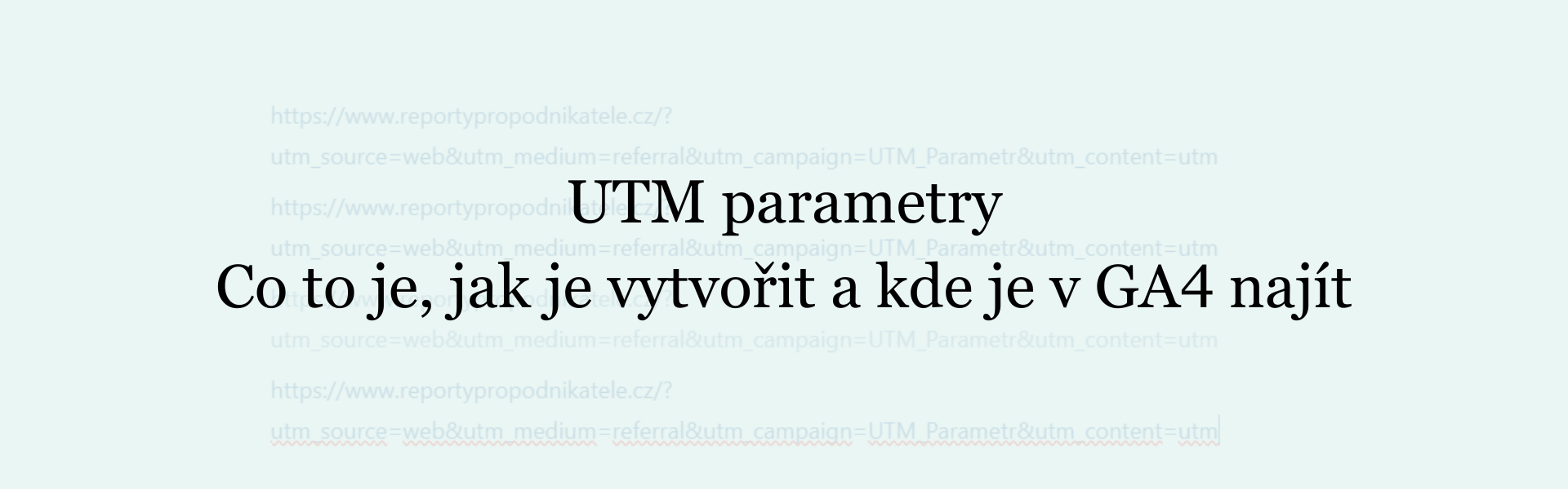 UTM_parametry