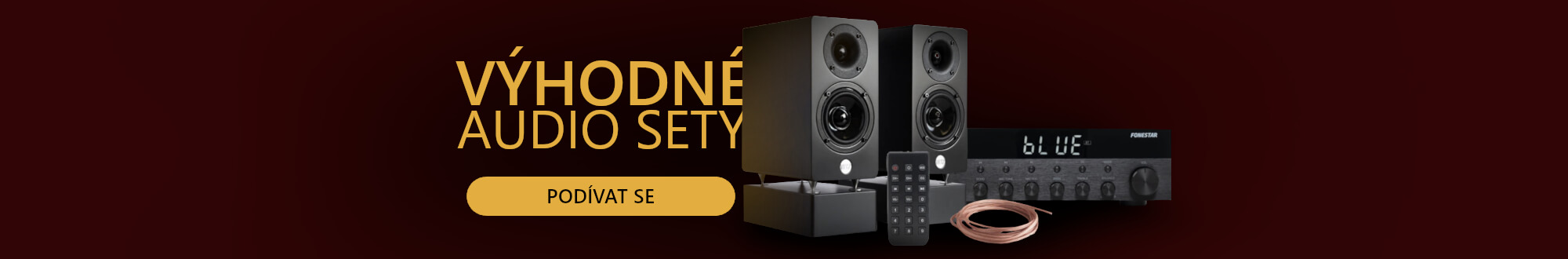 VÝHODNÉ AUDIO SETY