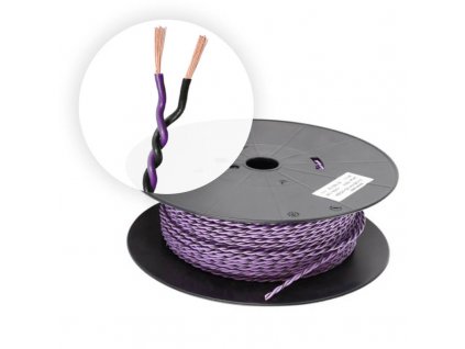 ACV Twisted fialová dvoulinka 2x2,5qmm