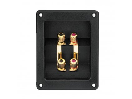 Terminál 4x banánek Bi-Wiring