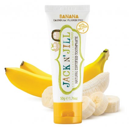 prirodna zubna pasta pre deti jack n jill banan 50 g