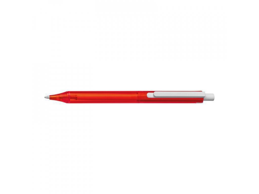 Transparentné guľôčkové pero