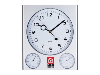 SILVER nástenné hodiny