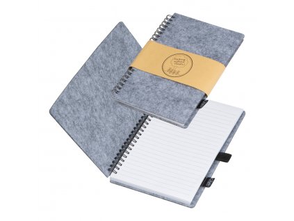 Plstený zápisník A5 RPET