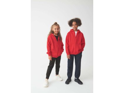 AWJH050J Detská mikina s kapucňou a zipsom