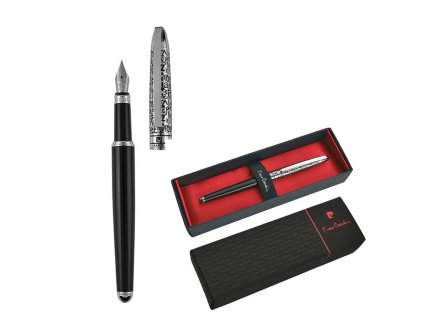 PIERRE CARDIN JACQUES Fountain pen (Barva černá/stříbrná)