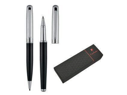 PIERRE CARDIN DIDIER Set of ballpoint pen and roller (Barva černá/stříbrná)