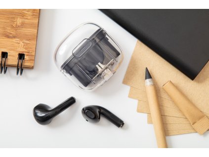 Trance Priehľadné bezdrôtové slúchadlá RABS (Farba white)