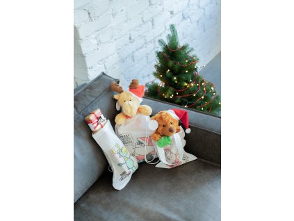 Plicom vyfarbovacia vianočná pančucha (Farba white)