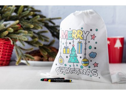 Kertran vyfarbovacie vrecúško so šnúrkou na stiahnutie (Farba white)