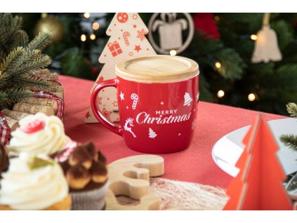 Salomaa vianočný hrnček (Farba red)