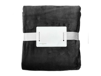 OLIMA CORAL FLEECE BLANKET Charcoal Grey (Farba Charcoal Grey, Veľkosť U)