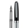 PIERRE CARDIN CHRISTOPHE SET Set of ballpoint pen and fountain pen (Barva stříbrná/černá)