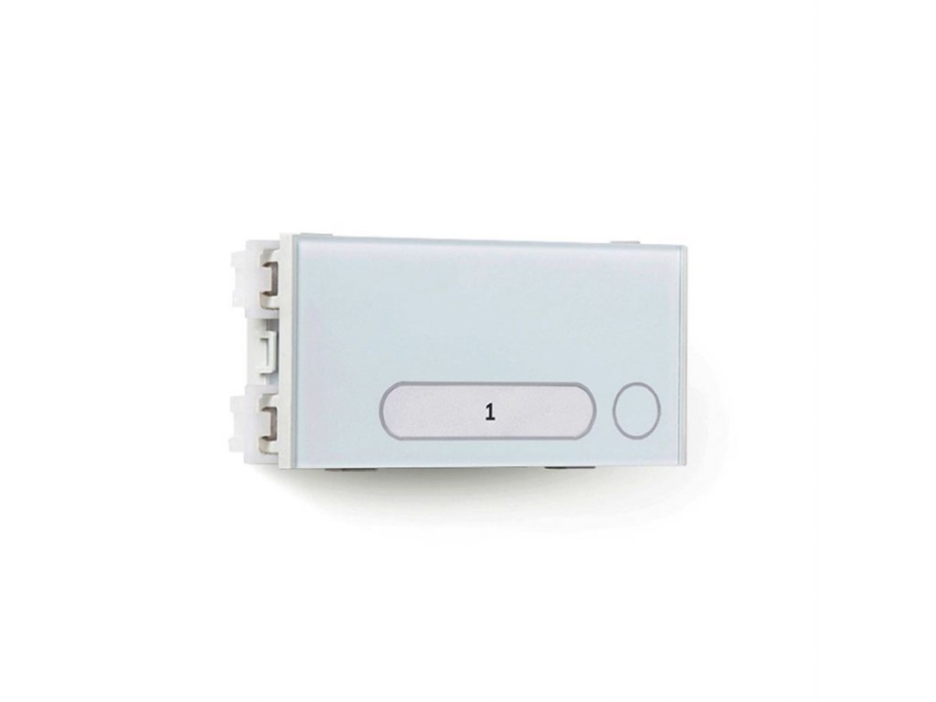 MPP-011 tlačítkový modul vstupního panelu USOA, 1 jednostranné, 1 pozice, systém 2v