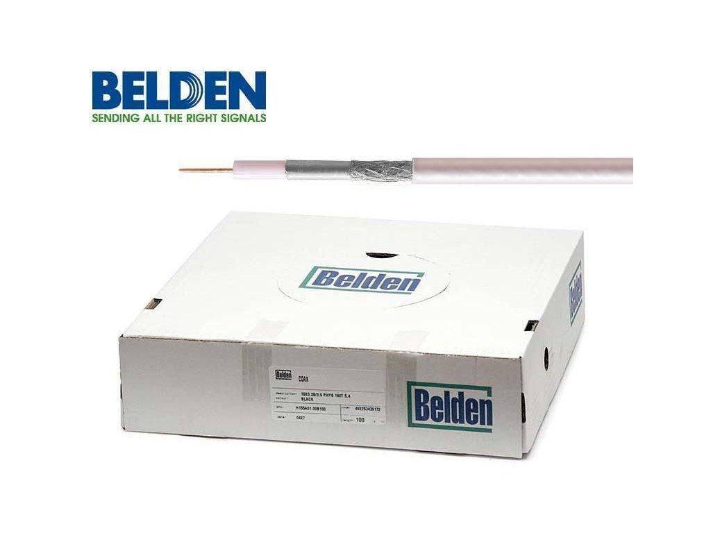 Koaxiální kabel Belden H125 AL PVC 100m 6.8mm