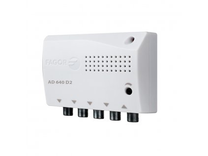 Fagor AD 640 D2 zesilovač, 18 dB, 1 vstup VHF/UHF, 4 výstupy, LTE700