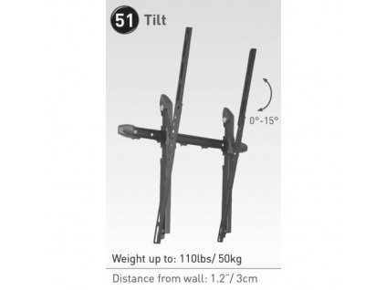 Barkan 51 - naklápěcí - SLIM LCD do 56"