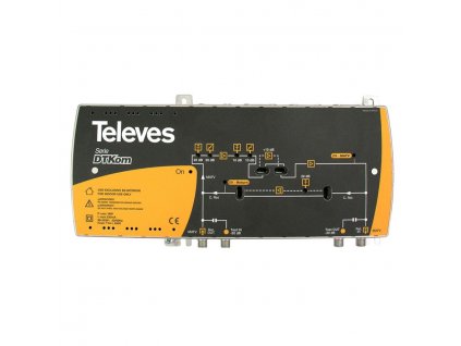 Televes 451203 DTCOM CATV zesilovac 87-1006 MHz, 30/40 dB, rw.65 MHz, 230 Vdc