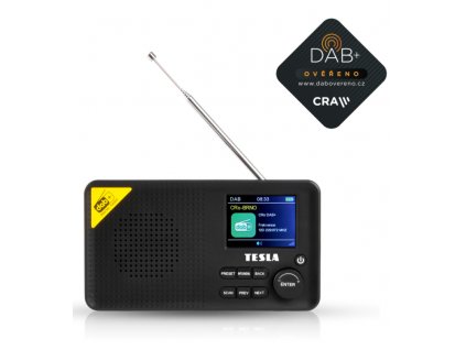 TESLA Sound DAB65 - rádio s DAB+ certifikací