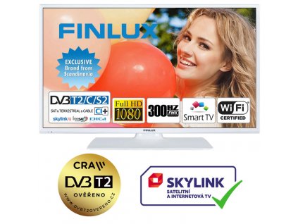 Finlux 32FWG5760 - BÍLÁ FHD HDR T2 SAT WIFI SKYLINK LIVE