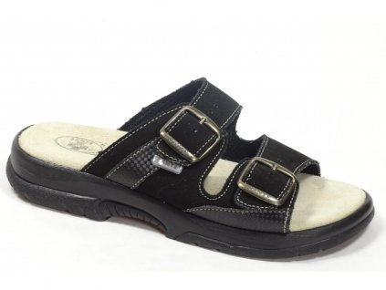 SANTÉ N/517/34/68/CP ČERNÁ dámský pantofel