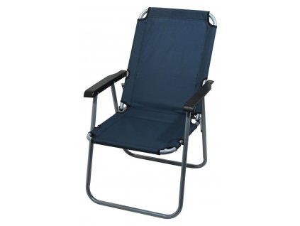 Židle kempingová skládací LYON tmavě modrá CATTARA