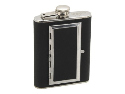 Lahev placatka 175ml s pouzdrem na doutníky CATTARA