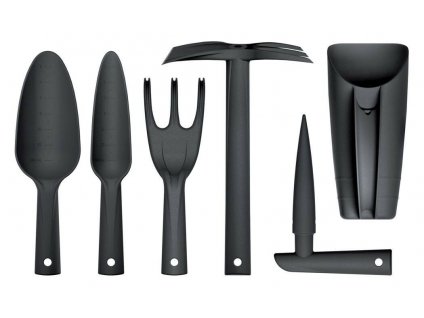 Sada ručního nářadí RESPANA GARDENING TOOLS SET černá, 6 ks KISTENBERG