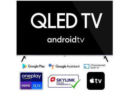 Televize Finlux 75FQK9070 - QLED ANDROID, ULTRATENKÁ, BEZRÁMEČKOVÁ