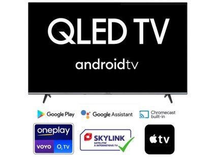 Televize Finlux 65FQK9070 - QLED ANDROID, ULTRATENKÁ, BEZRÁMEČKOVÁ