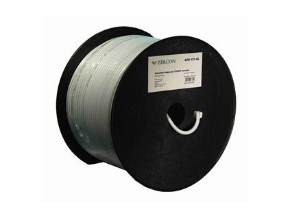 Koaxiální kabel Zircon CCS 121 AL -150 m