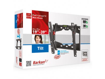 Barkan E210+. Naklápěcí - do 200x200mm, 40kg