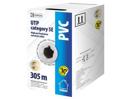 Datový kabel UTP CAT 5E, 305m