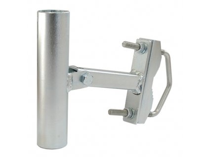 Držák antény jednoramený UNI V+H 15cm s pásem + třmen, trubka 35/2mm, zinek Galva