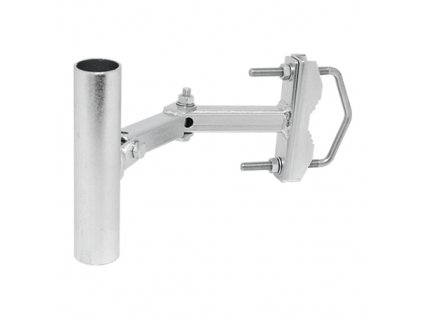 Držák antény dvouramený UNI V+H 15cm s pásem + třmen, trubka 35/2mm, zinek Galva