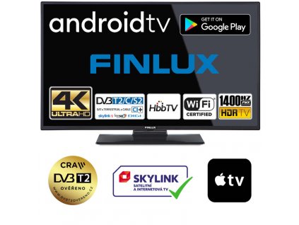 Finlux 50FUF7071 - ANDROID HDR UHD, T2 SAT HBBTV WIFI SKYLINK LIVE -