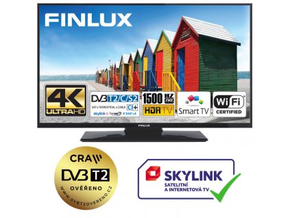 Finlux 55FUF7162 - HDR, UHD, T2 SAT, HBB TV, WIFI, SKYLINK LIVE