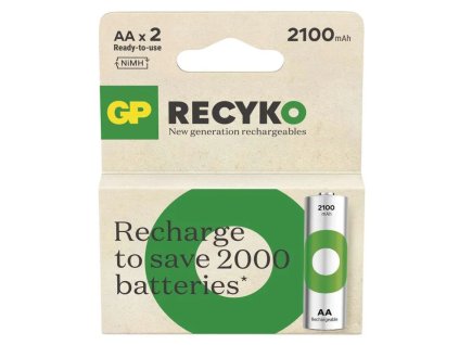 Baterie GP ReCyko 2100 HR6 (AA), krabička 2 kusy