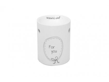 Lampa na vosky For you White ScentBurner Scentchips®