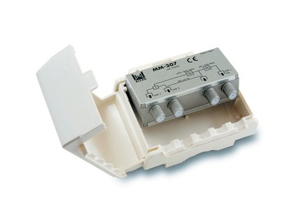 MM-307 sluč. 3 vstupy VHF - UHF - UHF, venkovní použití
