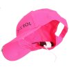 Kšiltovka s LED světlem B-CAP 25lm, nabíjecí, USB, univerzální velikost, růžová SIXTOL