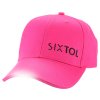 Kšiltovka s LED světlem B-CAP 25lm, nabíjecí, USB, univerzální velikost, růžová SIXTOL