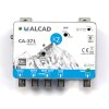 ALCAD CA-371 zesilovač, 2 vstupy UHF-BIII/BI/FM, 2 výstupy, 110 dBµV