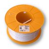 Koaxiální kabel Televes 214102 ClassA 6,6mm, bílý, PVC, vnitř. vodič 1,13mm Cu, opletení Cu, balení 100m