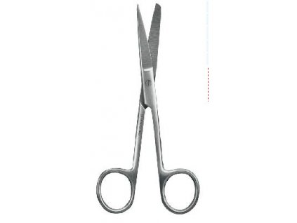 Chir. nůžky hrot tupé