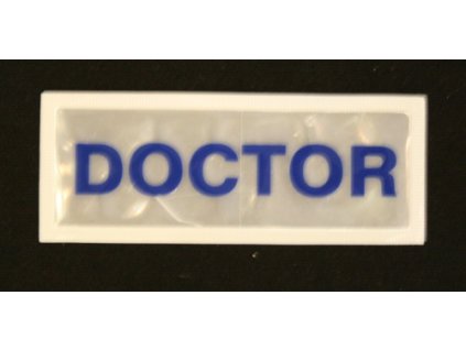 Reflexní nášivka DOCTOR 5x13cm