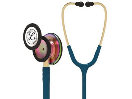 Fonendoskop Littmann Classic III - karibská modrá/duhová